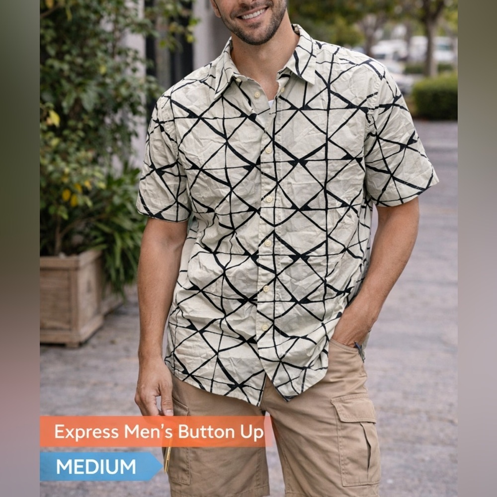 Express men’s button up medium